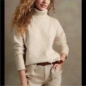 Banana Republic Factory Cozy Turtleneck Sweater Small Petite